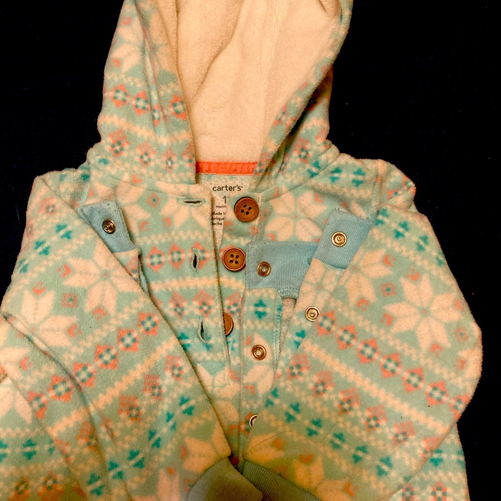Fleece one piece for winter!
